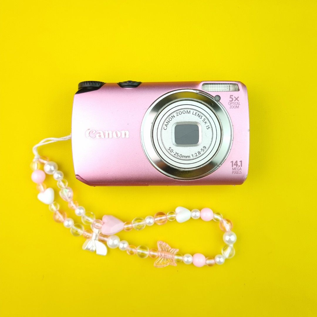 45 Canon Powershot デジカメ A3200 IS ピンク 【公式通販】