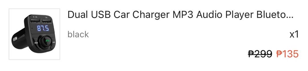 Car Bluetooth player (Category: Portable Audio Accessories) located in Binan City. Submitted by betchayboutique (Listing ID 1249036864, Image 3). Description: .