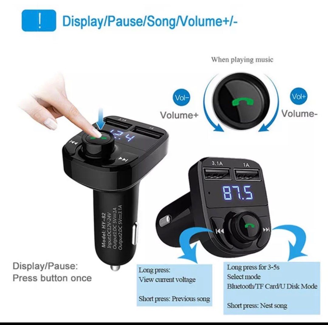 Car Bluetooth player (Category: Portable Audio Accessories) located in Binan City. Submitted by betchayboutique (Listing ID 1249036864, Image 1). Description: .