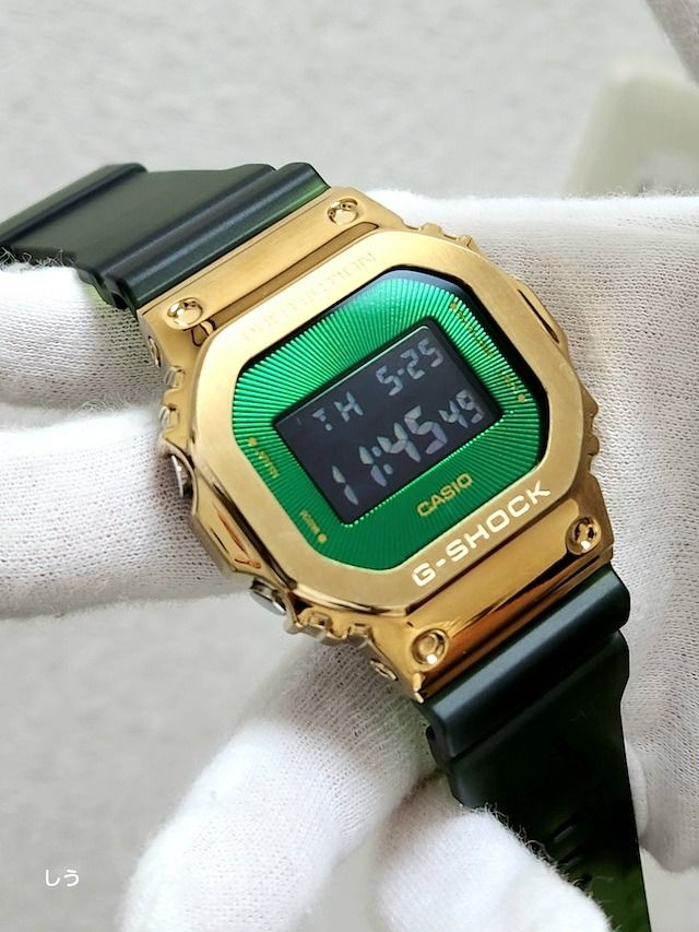Casio G Shock GM 5600CL 3D Green Resin Band Alarm Stopwatch Digital Men s Watch GM 5600CL 3DR GM 5600CL 3 GM 5600CL