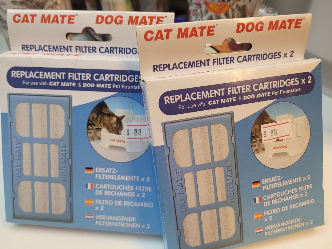 Cat Mate & Dog Mate Replacement Filter Cartridges x2