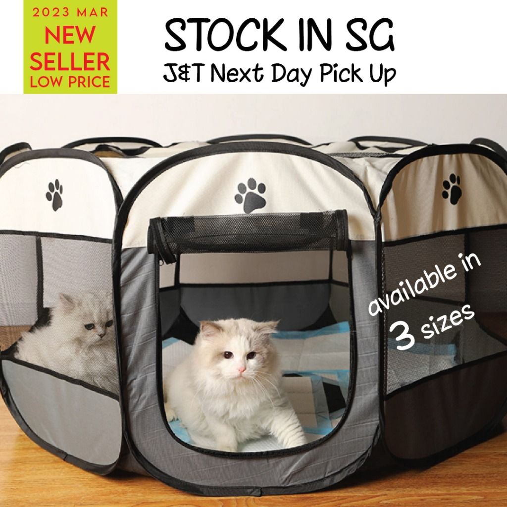 Dog and cat top playpen