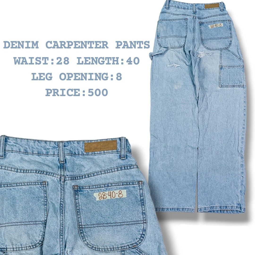 Cello Denim Carpenter Pants (Category: Jeans) located in Las Pinas. Submitted by charlesvincentbonsato (Listing ID 1249006827, Image 1). Description: 📌 Location: Pilar Village, Las Piñas City 🚛 Courier: JNT Express 📩 DM us for more. There's a lot of new stuff available, kindly visit my page "Take 'em All"..