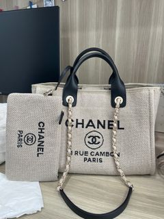 100+ affordable chanel deauville tote small For Sale, Bags & Wallets
