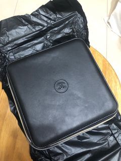 Chanel sublimage leather box 皮質收納盒 化妝袋護膚品