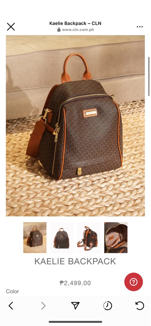 CLN Delaiah backpack, Women's Fashion, Bags & Wallets, Backpacks