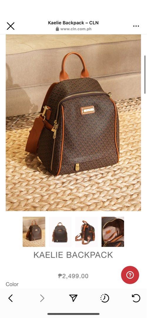 CLN kaelie backpack, Women's Fashion, Bags & Wallets, Backpacks on