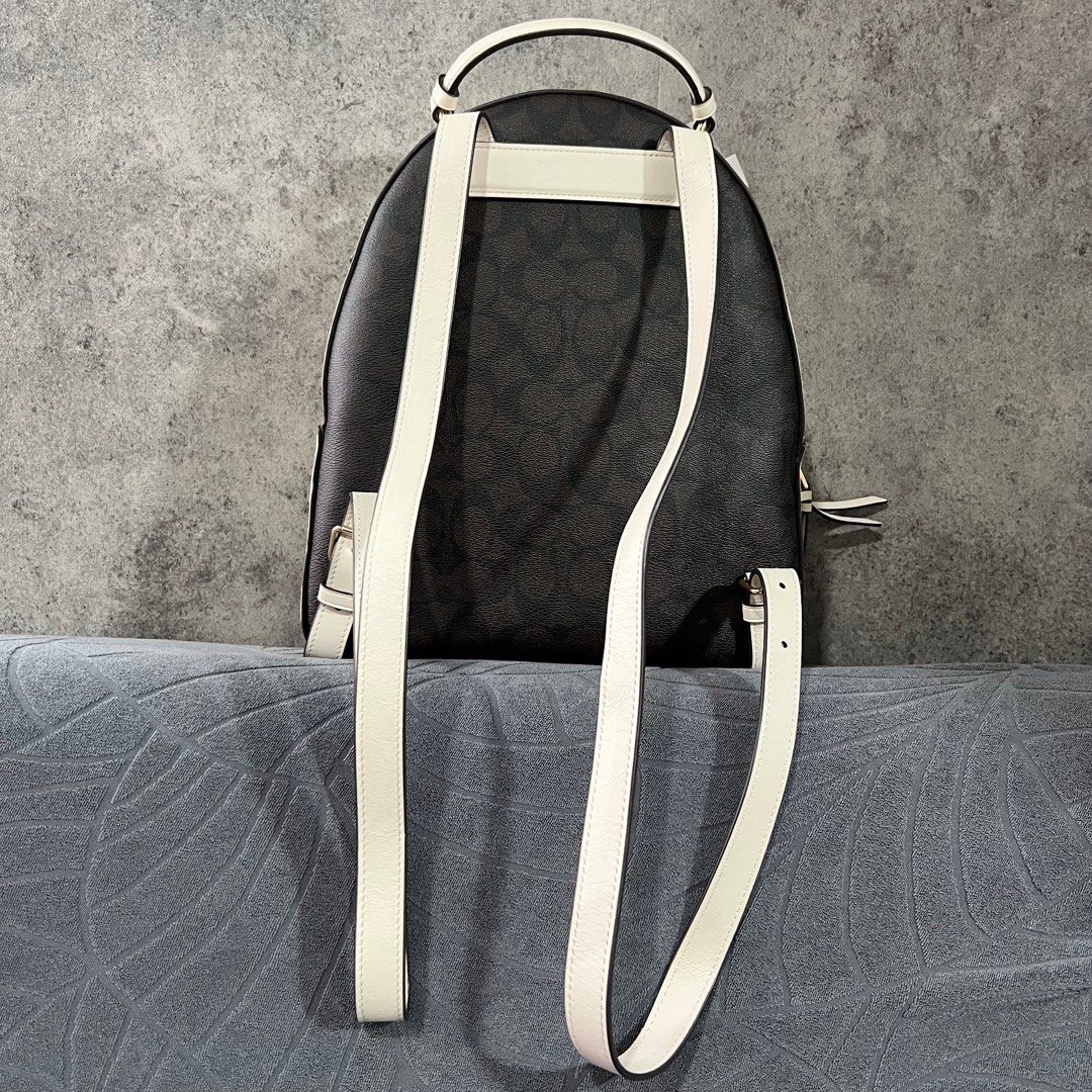 Coach Jordyn Backpack in Signature Canvass (Category: Luxury Bags & Wallets) located in Manila. Submitted by mrjalandoni (Listing ID 1248928577, Image 3). Description: Coach Jordyn Backpack in Signature Canvass ☑️ Brand new, authentic ☑️ With tags and paper bag ☑️ 12”(H) x 10.5”(L) x 4”(W) ☑️ 11,999php Terms: 🔘 Gcash, BDO or BPI online xfer 🔘 Free personal delivery within BGC 🔘 Outside BGC, delivery/pick-up c/o buyer (Lalamove, Grab, etc.) 🔘 
