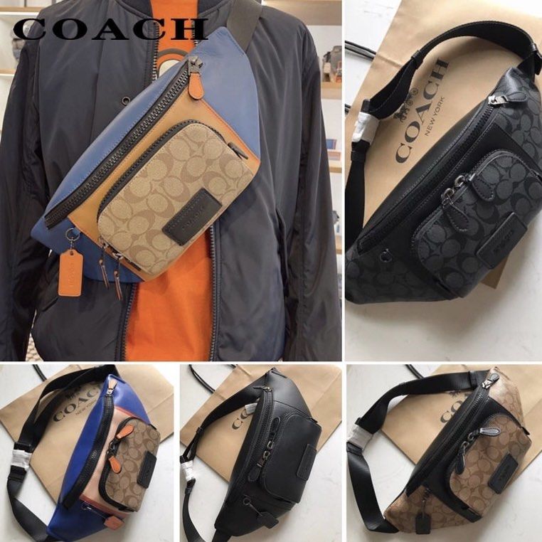 wyatt coach convertible belt bag in signature canvas In Signature Canvas Coach Belt Bag Singapore Buy Coach Wyatt Belt Bag In Signature  Canvas In