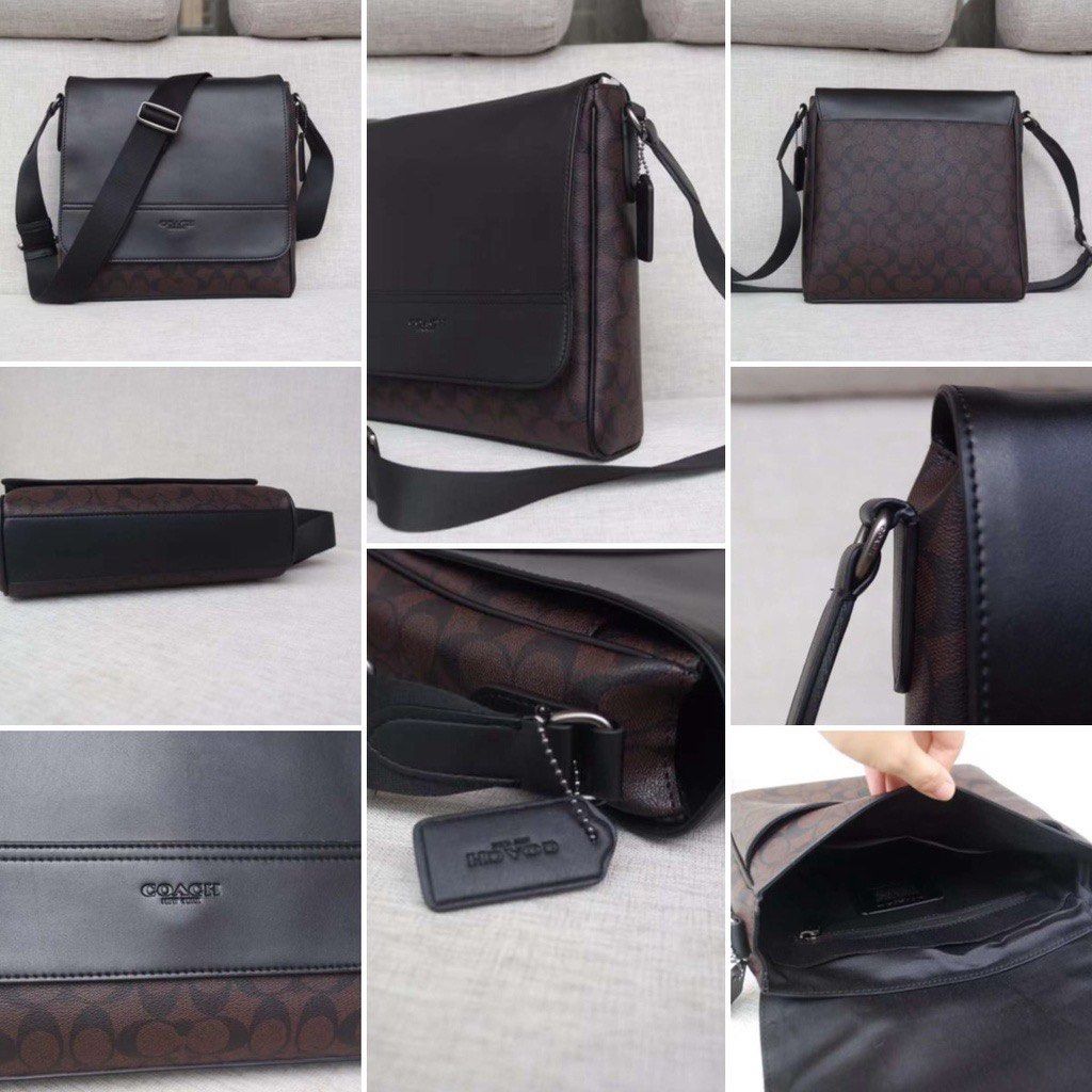 Hooston leather document 2025 bag