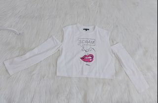 Colorbox cut out top | off shoulder top