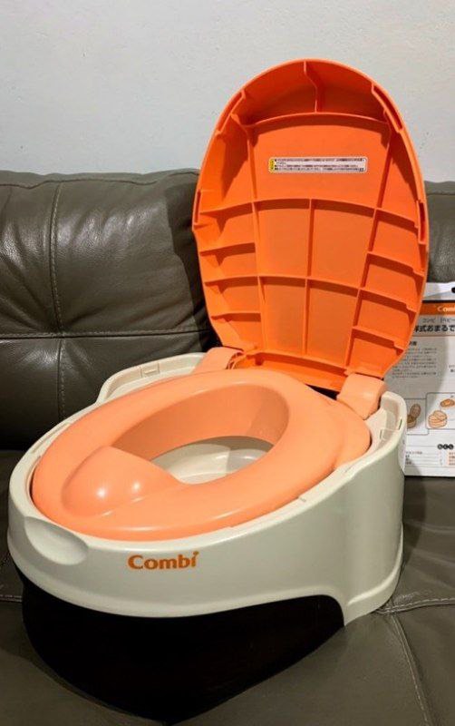 Combi Toilet Training Baby Label Toilet Seat Step Staircase
