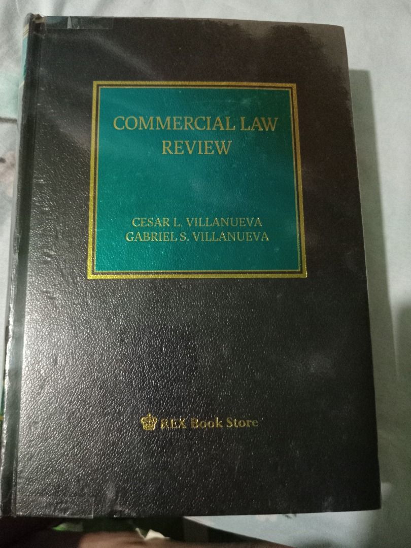 Commercial Law Reviewer Divina Book 2, Hobbies & Toys, Books