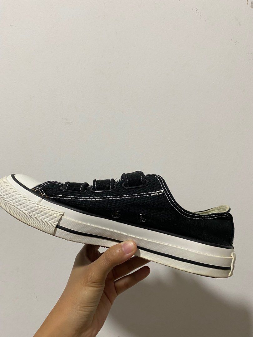 CONVERSE BLACK VELKRO 5 UK 24 CM Women s Fashion Footwear