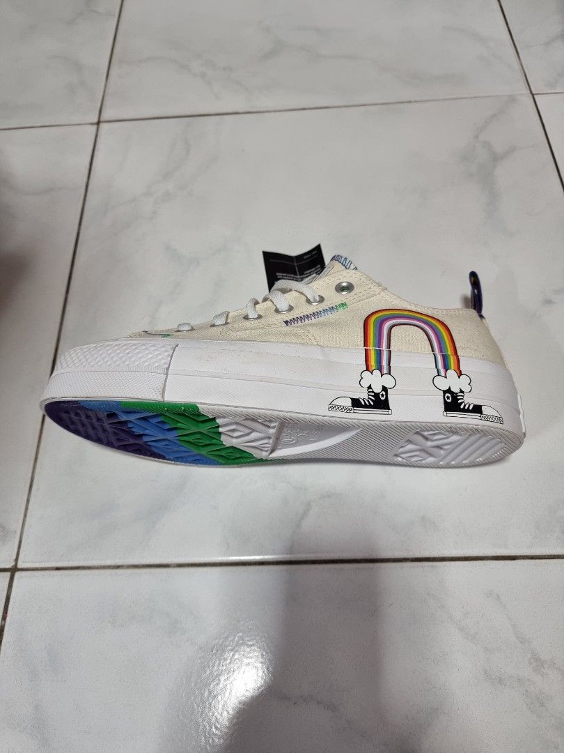 Converse Women Chuck Taylor All Star Lift Ox Platform Pride Unity Shoes,  Women's Fashion, Footwear, Sneakers on Carousell