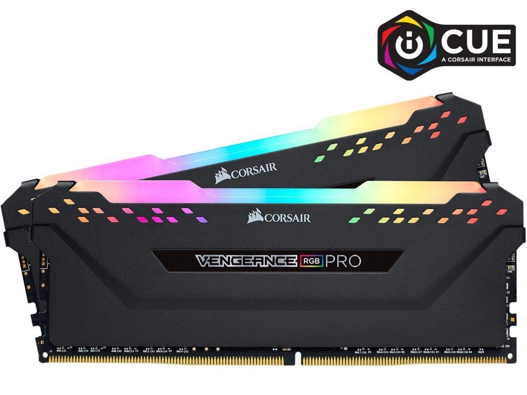 Corsair vengeance rgb pro 16gb (2x8gb) ddr4-3200 cl16 memory, Computers ...