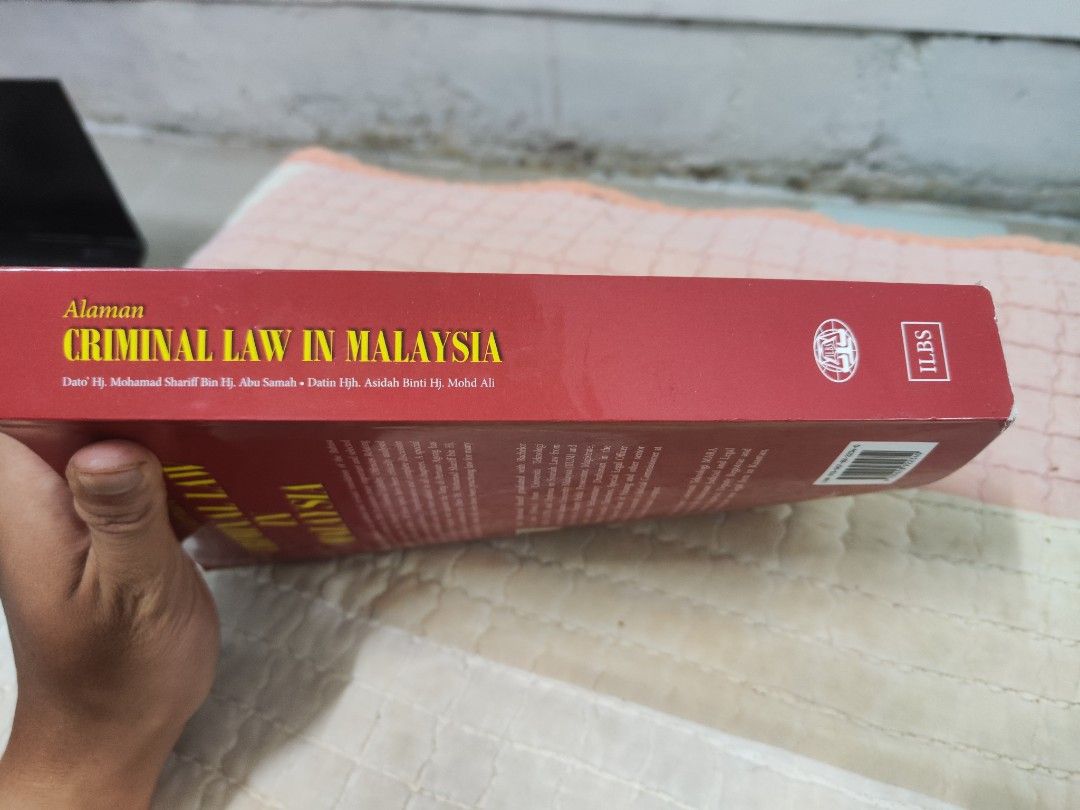 Criminal Law in Malaysia, Hobbies & Toys, Books & Magazines, Textbooks