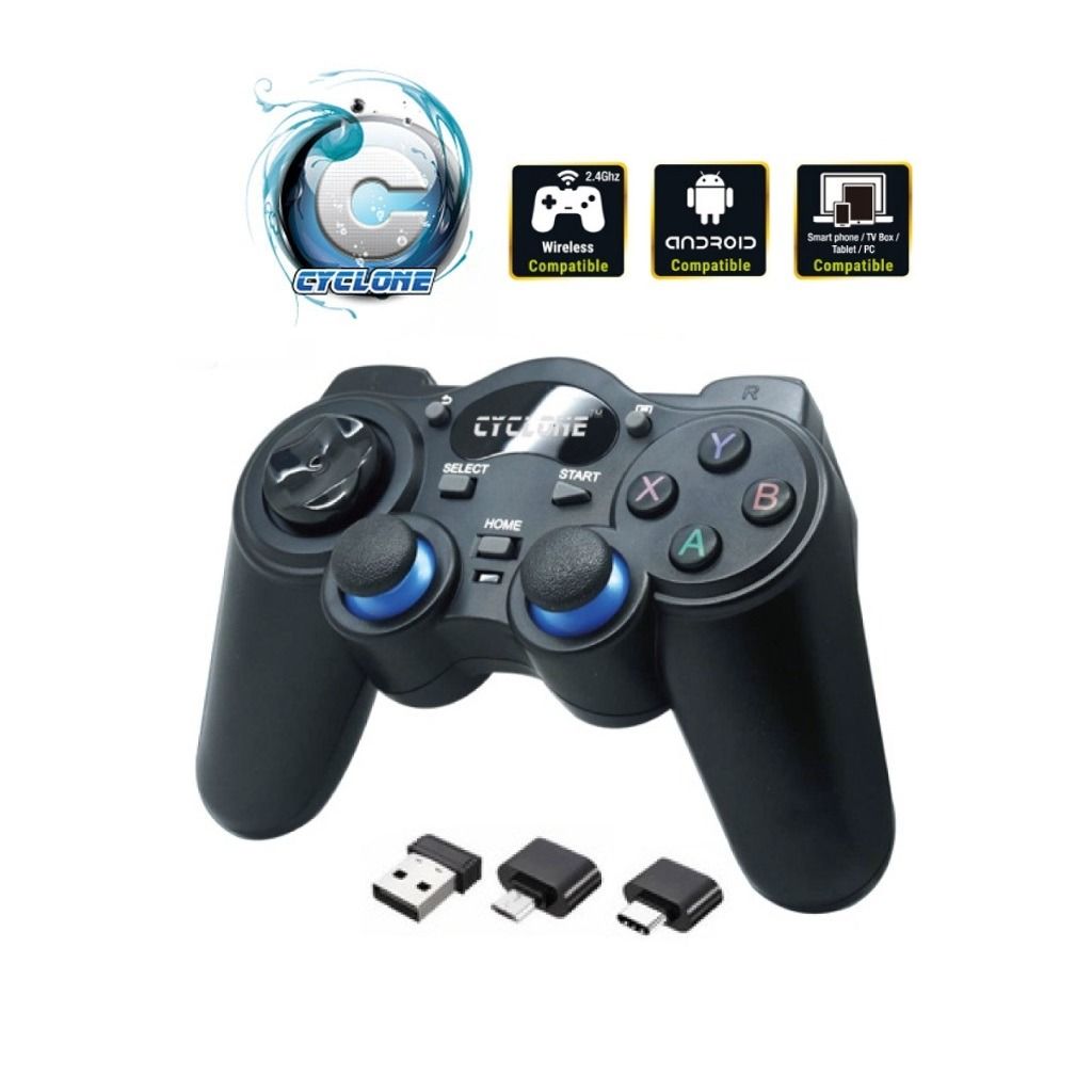 2.4G Wireless Gamepad Joystick Game Controller For PS3 PS2 PC Phone Smart  TV Box