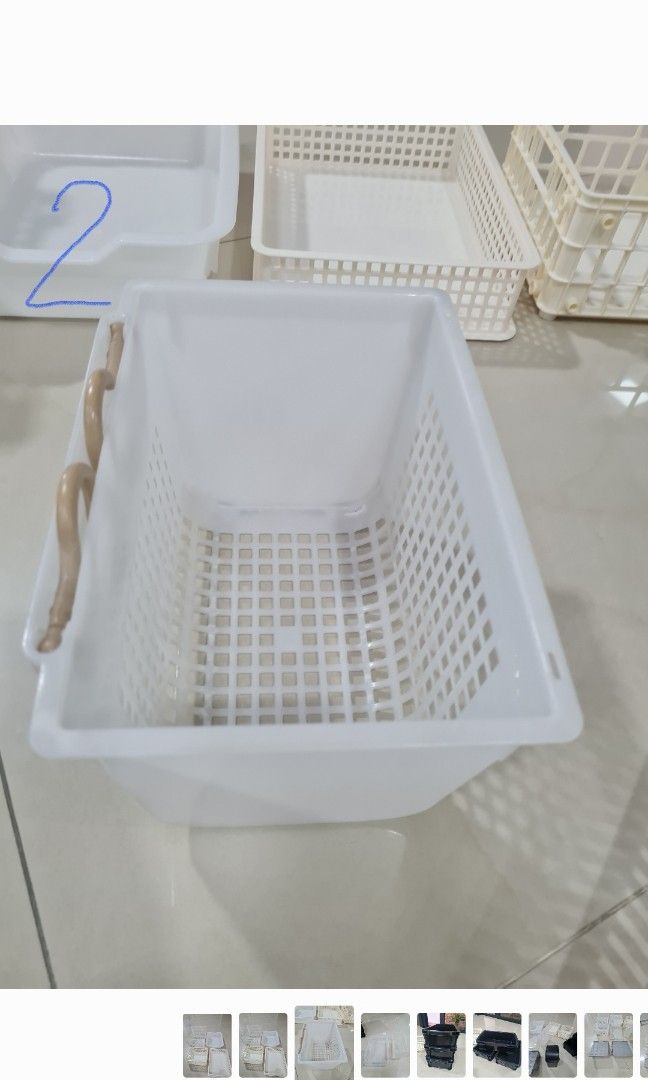 Daiso storage baskets and bins, Furniture & Home Living, Home