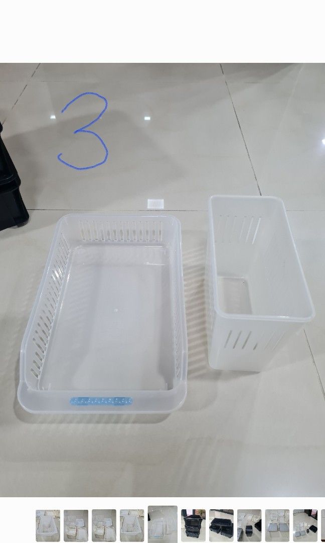 Daiso storage baskets and bins, Furniture & Home Living, Home