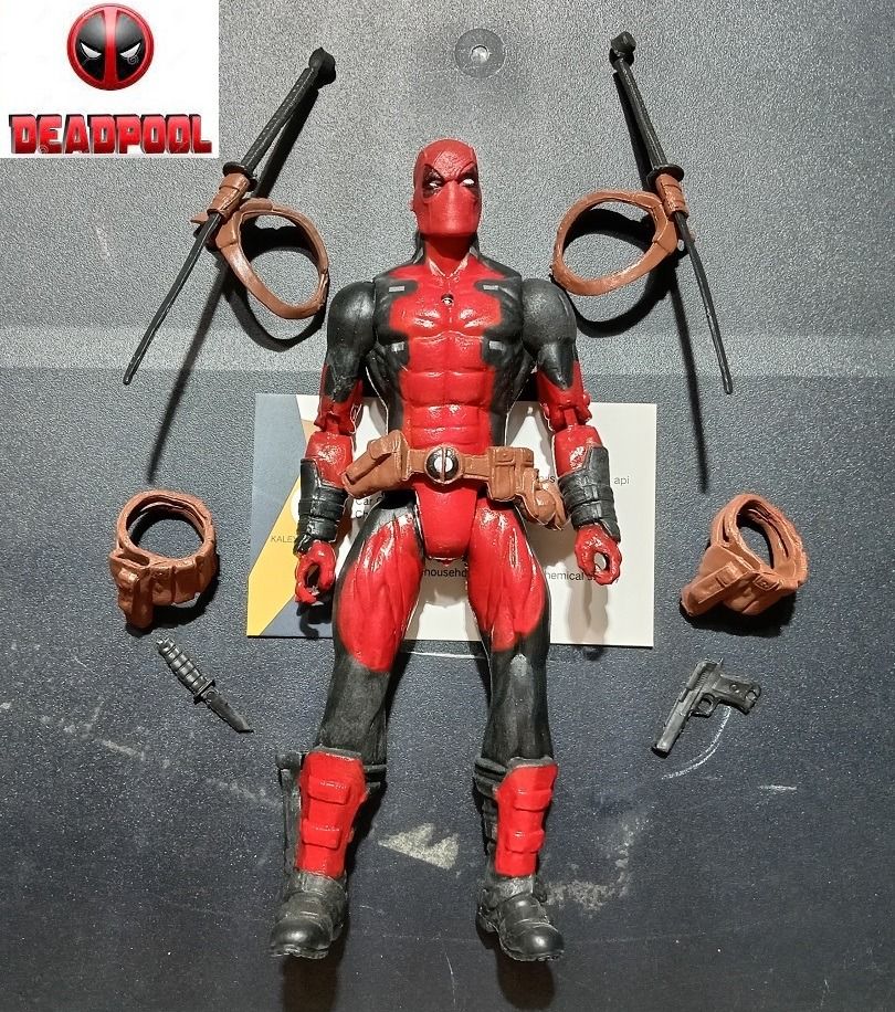 Custom deadpool action figure deals