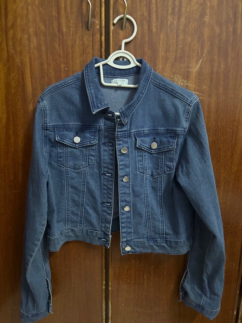 Denim discount jacket zalora