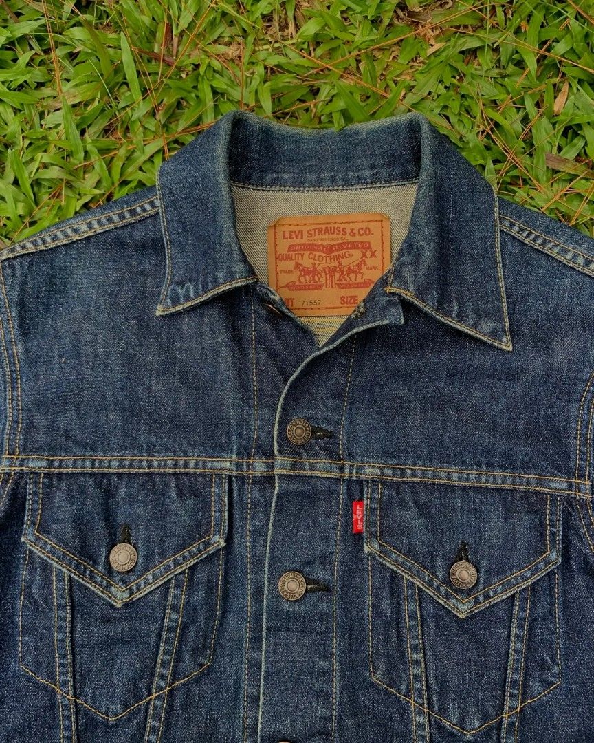 Vintage Levi's Big E Trucker Type 1 Denim Jeans Jacket 
