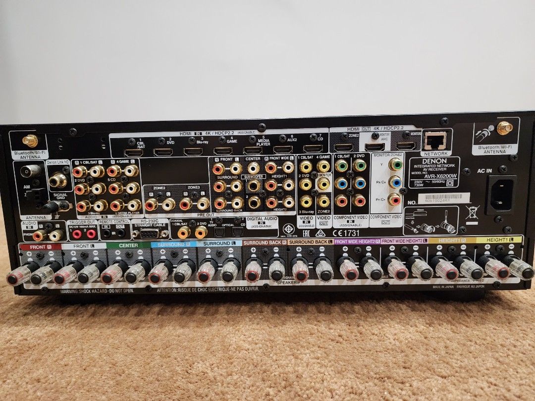 Denon AVR X6200w for sale till 10/9/2023, Audio, Soundbars, Speakers