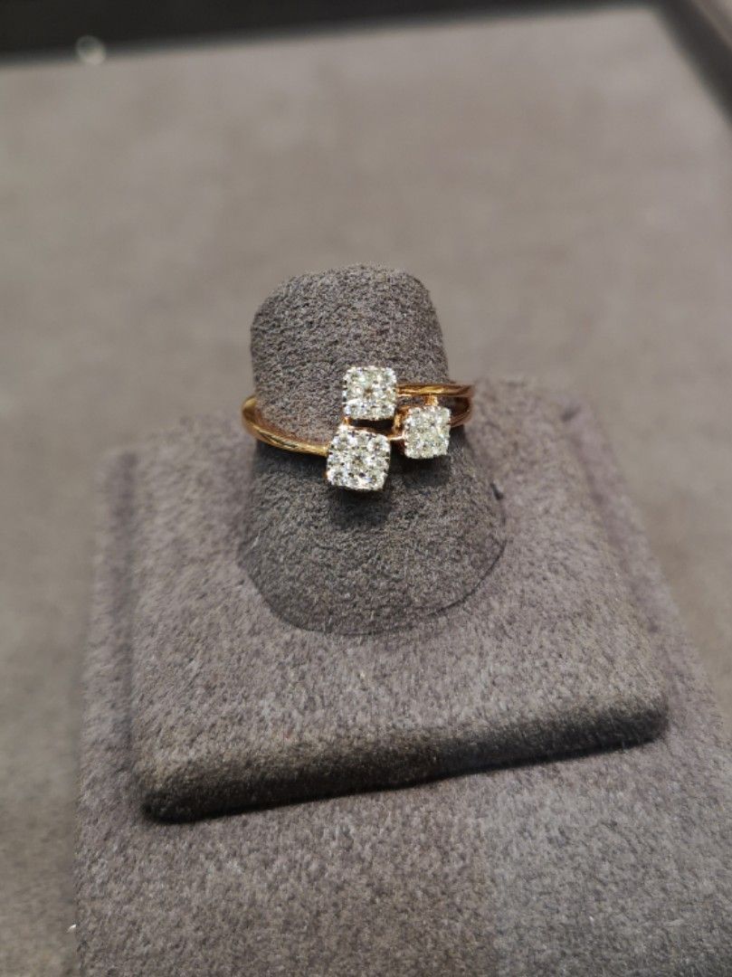 Diamond plus cheap gold ring