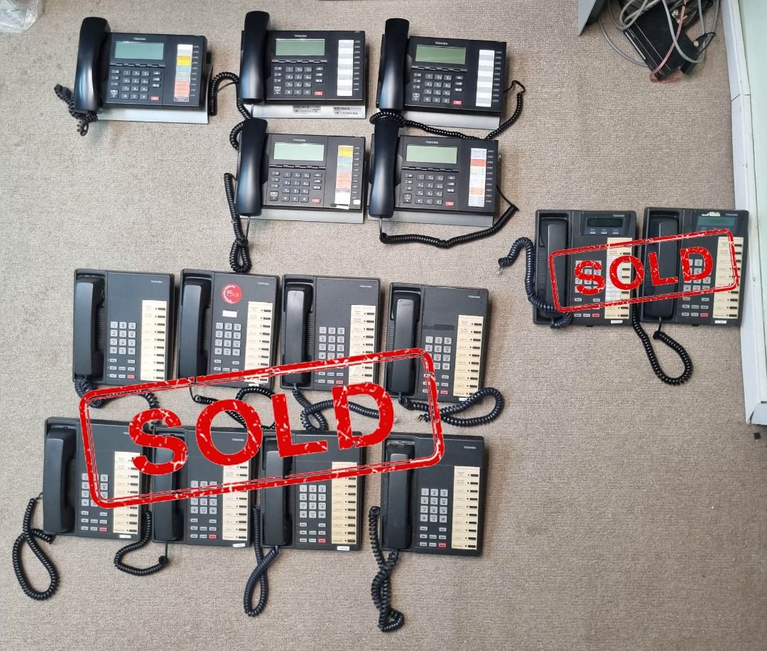 DIGITAL TELEPHONE used in TOSHIBA PABX SYSTEM STRATA DK 16, Computers