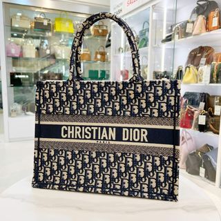 Large Dior Book Tote Latte Multicolor Dior Jardin d'Hiver Embroidery (42 x  35 x 18.5 cm)