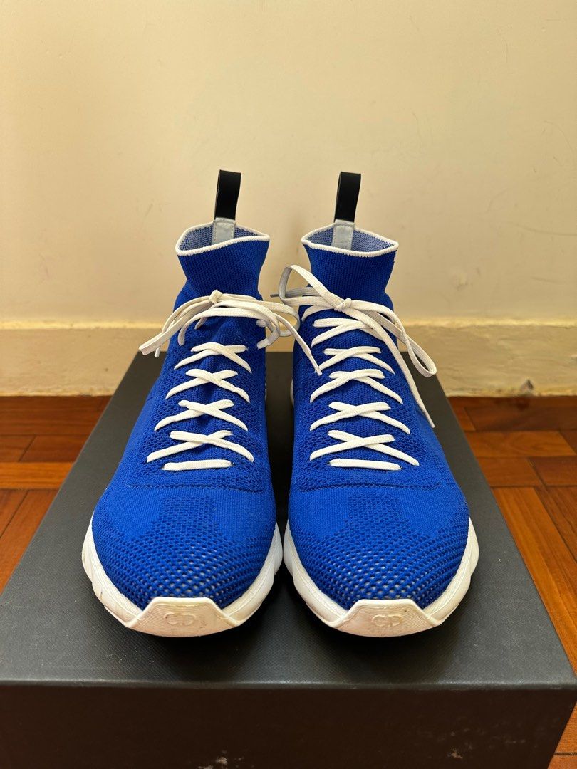 DIOR HOMME b21 sock sneaker french blue EU43