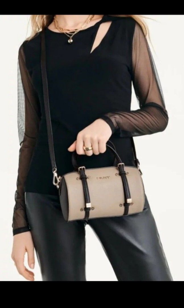 Dkny barrel bag clearance