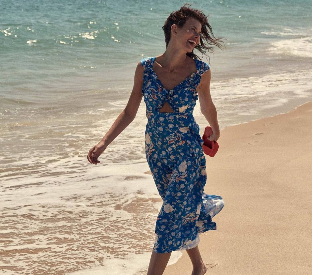 DOEN Amoretta Silk Satin Midi Dress, Women's Fashion, Dresses & Sets ...