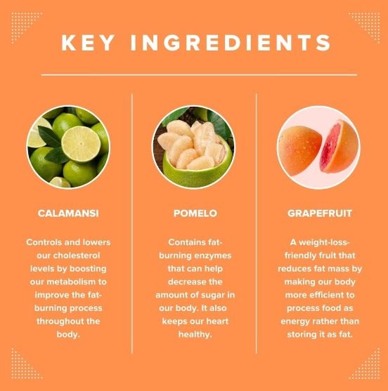 Doki Doki Lean Up Calorie Burning Juice for Weight Loss 5 Flavours