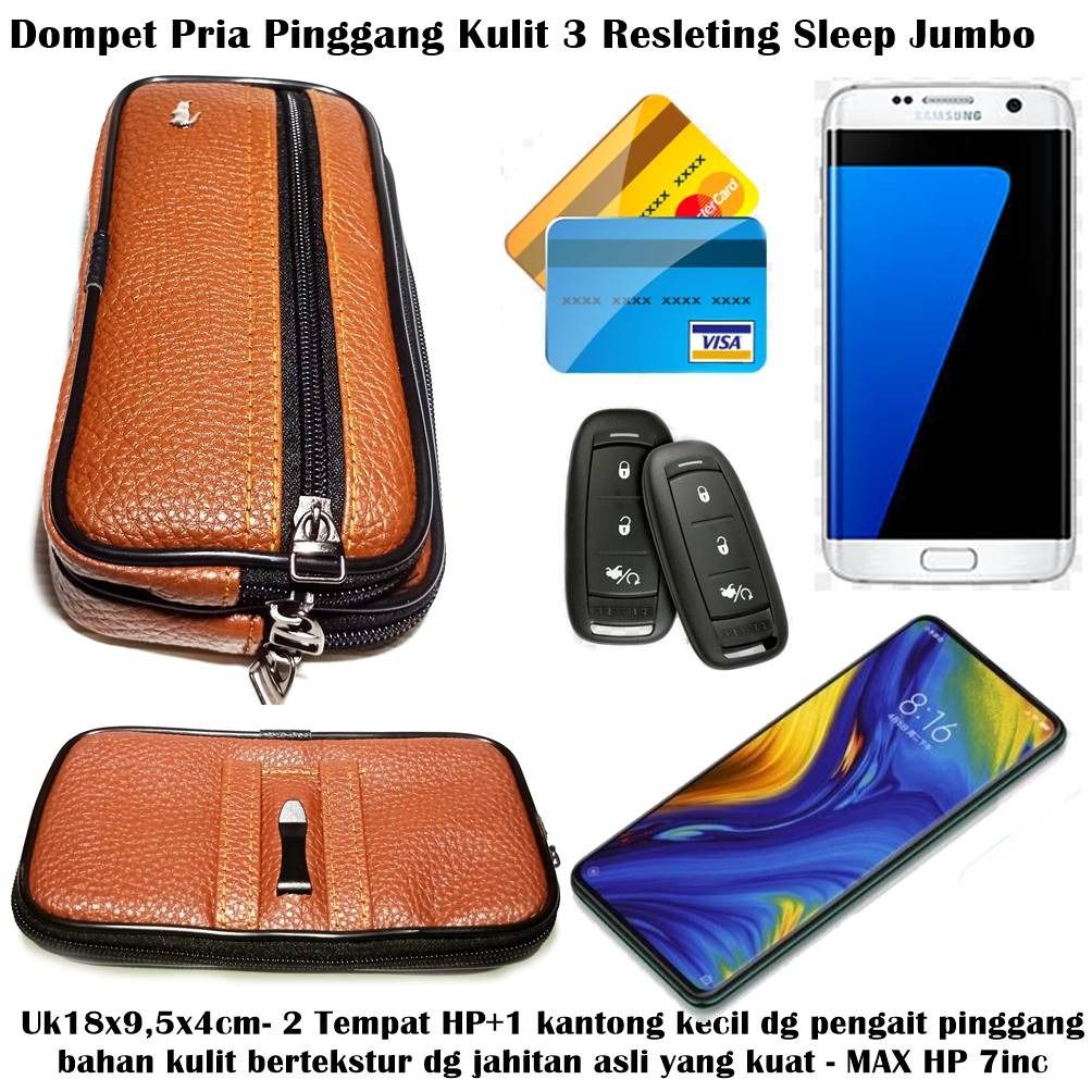 Shop Hamlin Dive Dompet Panjang Wanita Three Tone Wallet Many Slot Material  Leather Kulit ORIGINAL -Pink Bag