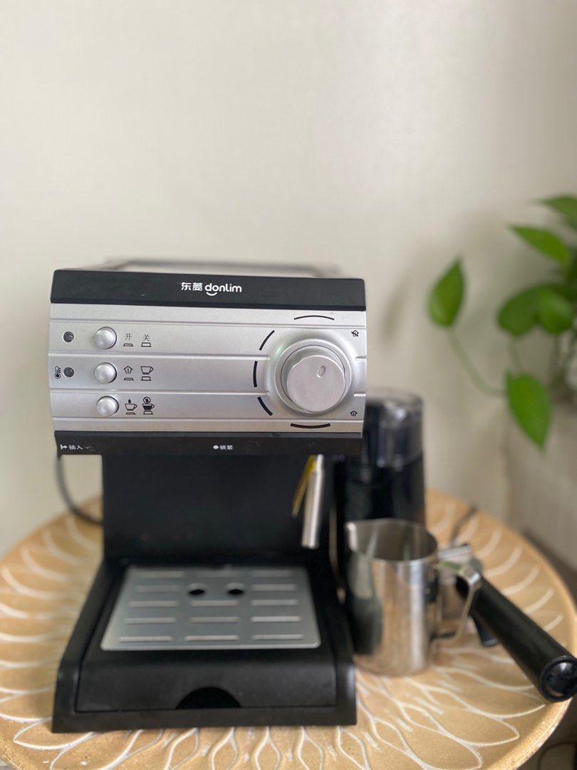 Donlim coffee machine with grinder, TV & Home Appliances, Kitchen
