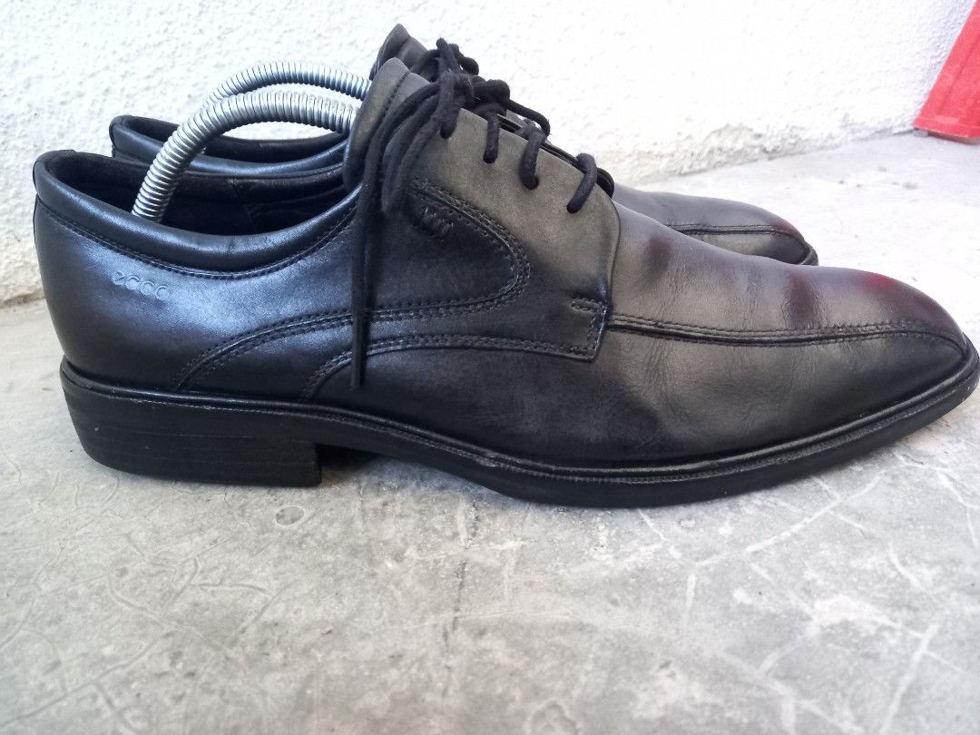 Ecco Leather Office Shoes 8 UK Men s Fashion Footwear Dress