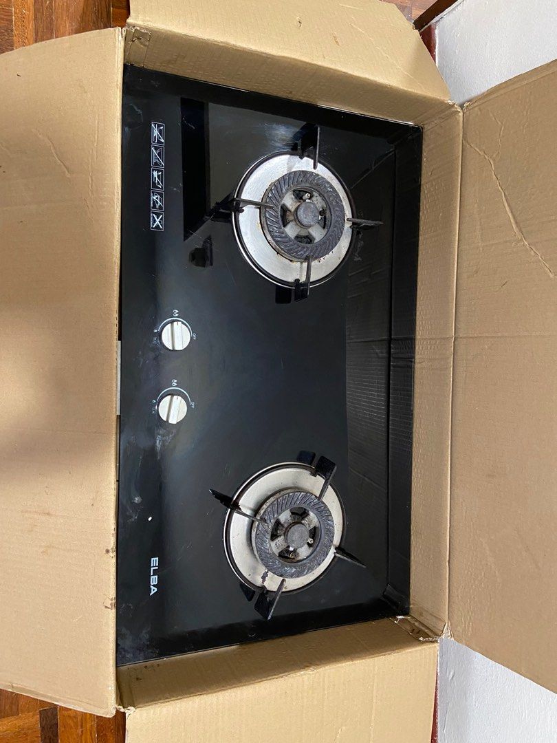 ELBA Built in Gas Cooker Stove HOB 78x46cm, TV & Home Appliances