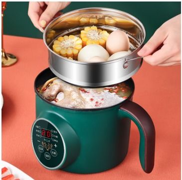 Mini Electric Rice Cooker Non-stick Cooking Machine 1.8l Single/Double  Layer