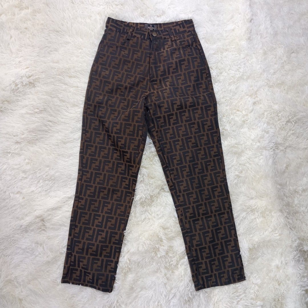 Fendi monogram pants on sale