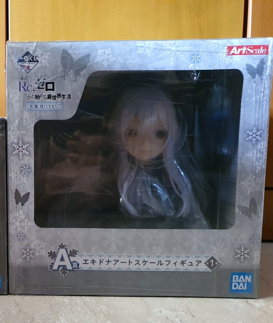 (FLASH SALE) [INSTOCK LOCAL VERSION]Bandai Namco Spirits Aniplex Toei Animation Ichiban Kuji Lottery Ticket Game Authentic Re Zero Re:Zero Anime Starting Life In Another World - Girls Who Landed In Winter Echidna Art Scale Bust Prize A Figures Figurines (Category: Toy Figures) located in Singapore. Submitted by toysentity (Listing ID 1248979920, Image 1). Description: Looking to trade for Demon Slayer Kimetsu No Yaiba DS KNY Showhand GK Figures w