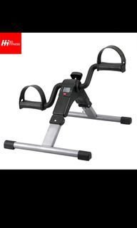 Folding pedal exerciser mini exercisebbike portable foot peddler desk bike arm and leg