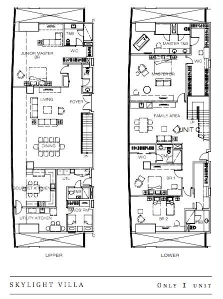A closer look at Skylight Penthouse Apartment For Sale