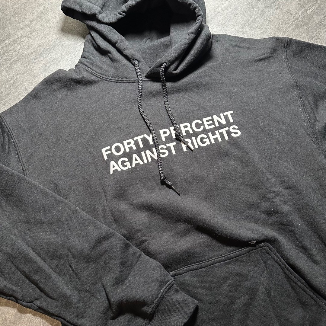 FORTY PERCENT AGAINST RIGHTS HOODIE FPAR, 運動產品, 其他運動配件