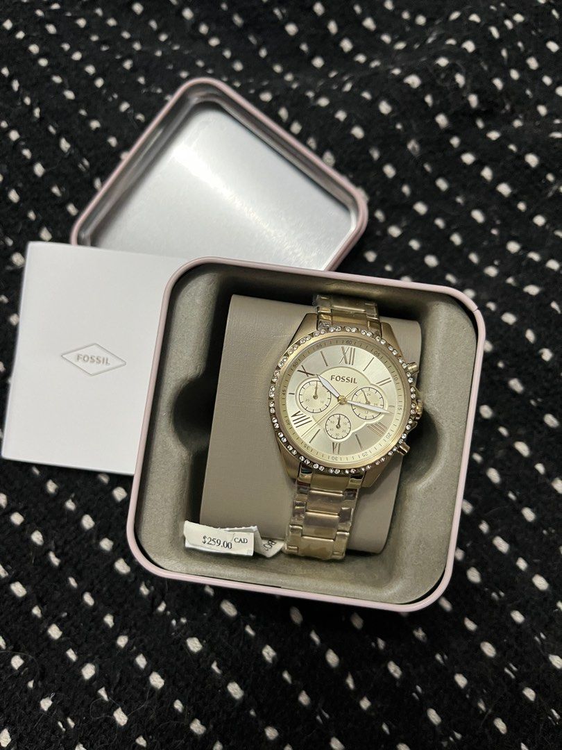 Fossil Gold Watch on Carousell