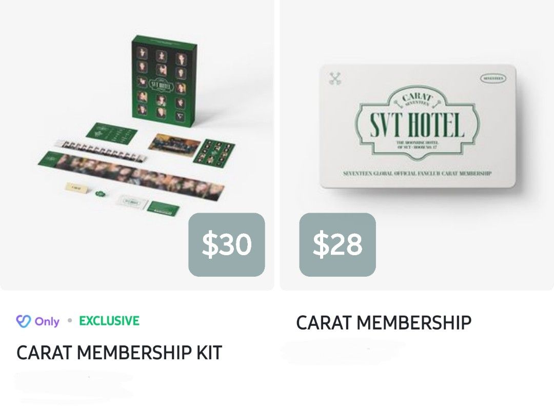 [GO WEVERSE] Seventeen Carat Membership, Hobbies & Toys, Memorabilia & Collectibles, KWave on