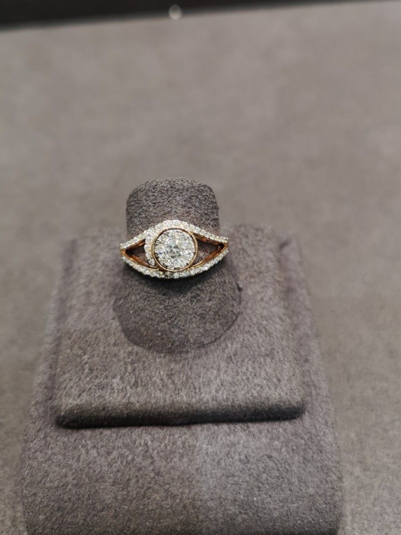 Gold n diamond ring outlet