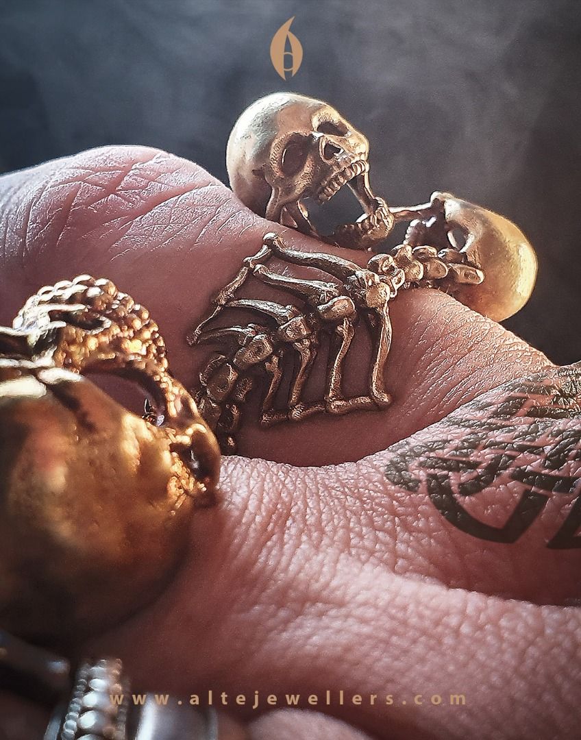 Adjustable skull new arrivals ring