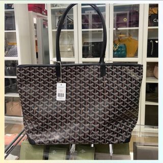 Brand New Unused Goyard St Louis GM Tote Bag Black / Tan, Luxury, Bags &  Wallets on Carousell